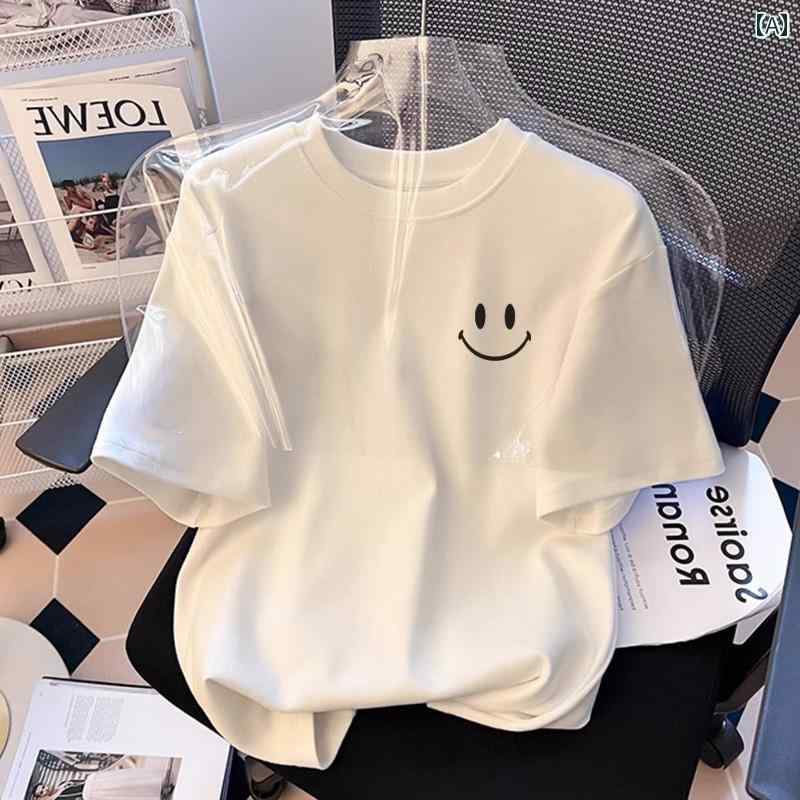 ペアルック 親子 カジュアル コーデ 3人または 4人 家族向け 親子 Tシャツ 男の子と 女の子 半袖 夏用 M サイズと L サイズ 子供用 スタイリッシュな 綿 トップス