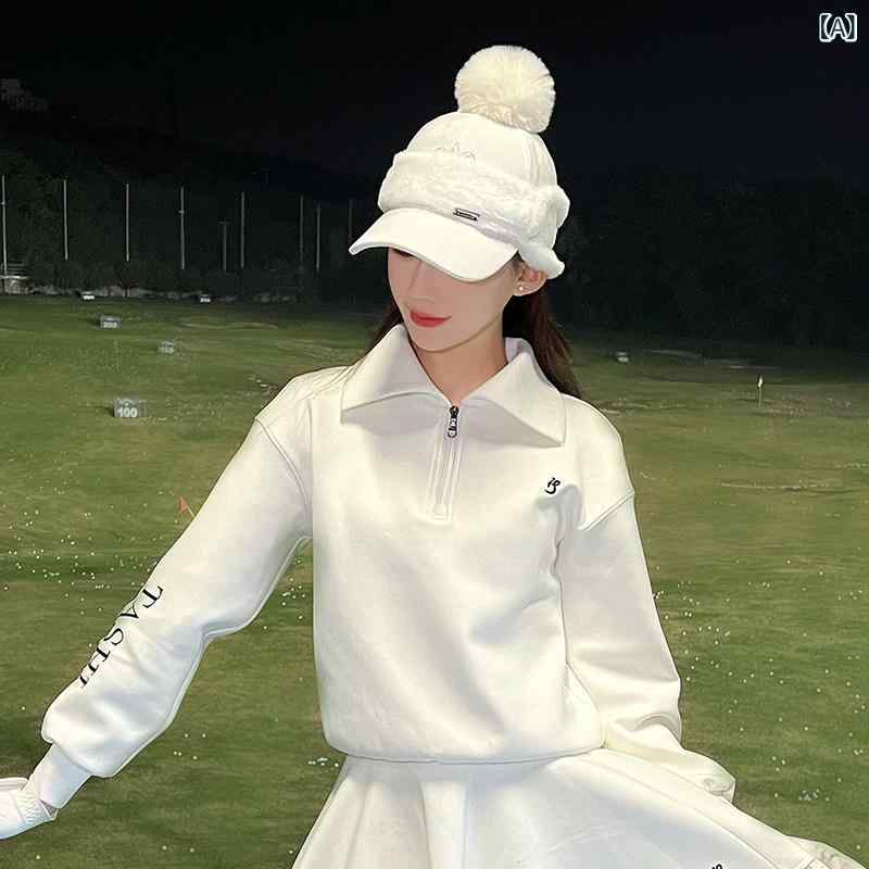 レディース ゴルフ御召しもの TASHI GOLF 運動競技 長袖 トレイナー 春 ゴルフ レディース トップス 伸縮性 遊撃手 スコート ズボン下 庭球