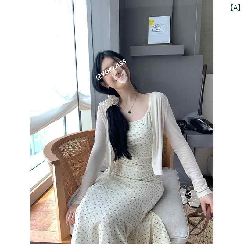 レディース カーディガン ニット 王女の 店 ホワイト ショート ニット カーディガン 薄手 春夏 フレンチ エアコン シャツ 長袖 トップス 日焼け防止 ジャケット