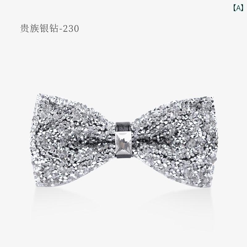 子供用 ネクタイ リボン ゴールドラインストーン 黒な 蝶 ネクタイ 結婚式 男性 ウェディング 付添 人 英国 男の子 子供画像