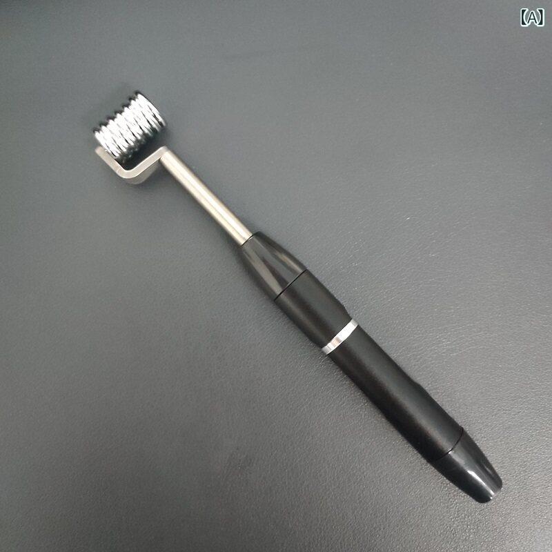 美顔 ローラー マッサージ ローラー アクセサリー ハンドル スキン 管理 器具第 5世代 ブラック 総合 器具 フェイシャルケア 美容