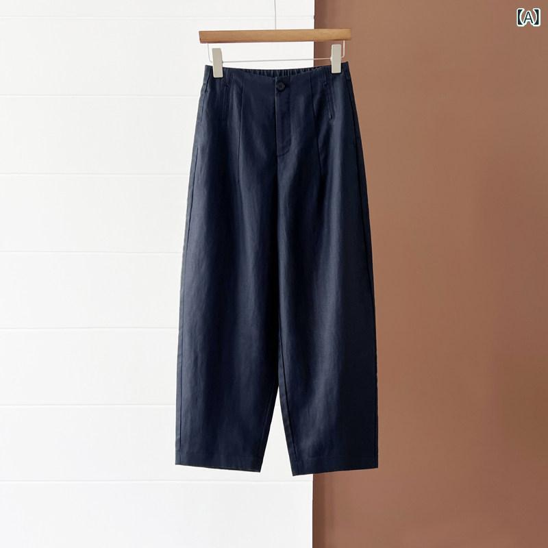 分かりやすい 引っ切りない ズボン下 亭主もち用 の 御前上等 リネン 鎌 ズボン下 レディース 夏 薄っぺら 30粍 丈 ゆったり 軽気球 引っ切りない