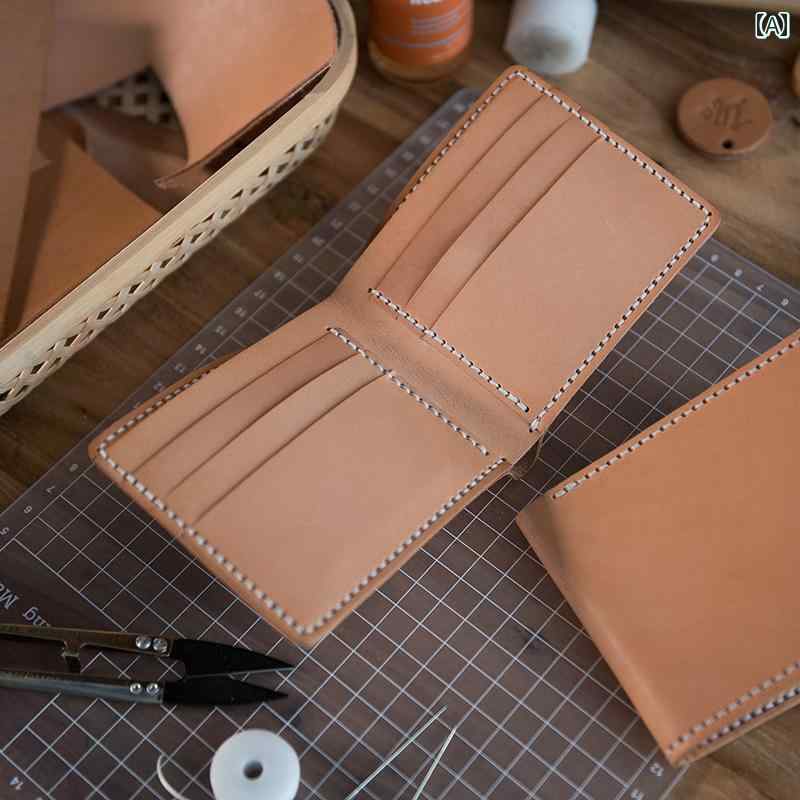 レザー 材料 クラフト DIY 自分だけの 革 財布を 作る DIY 素材 パッケージ イタリアの カラー 植物 タンニン なめし革は 牛を 育てて 色付け する ことが できます