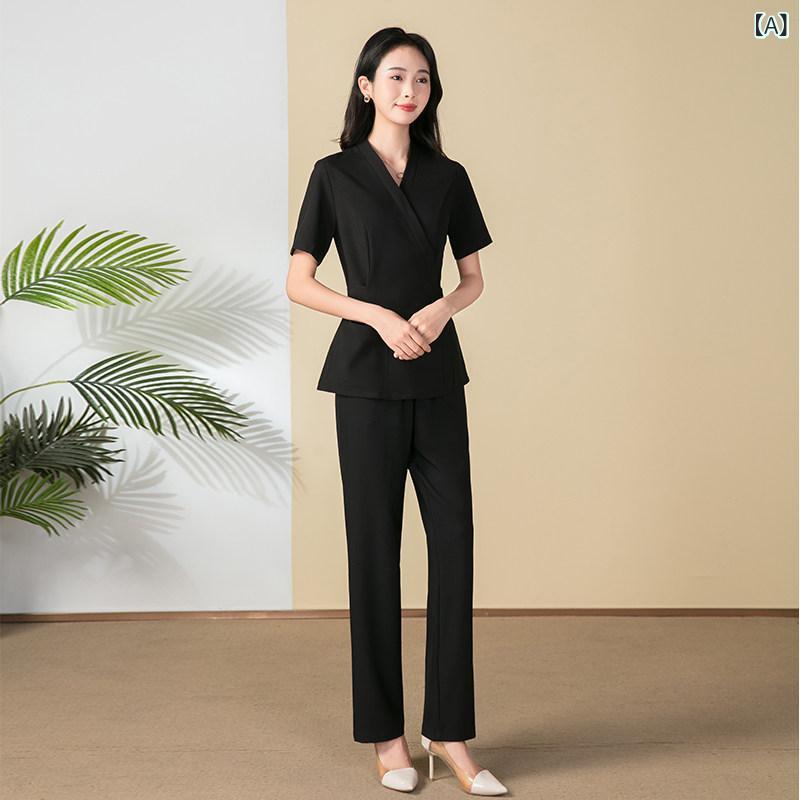 制服 エステ 事務服 美容師 やり方着 レディース ハイエンド 美容 室 ヘルスセンター スパ 科学技術者 ペディキュア フットバス 背広