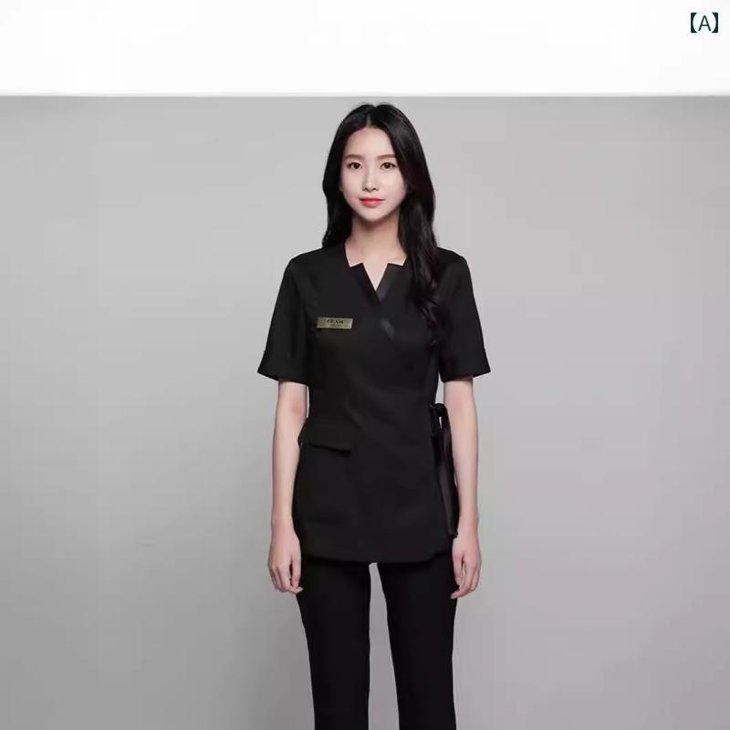 ユニフォーム エステ 事務服 しわに なりにくい 生地に アップグレード 高級 ヘルス＆ ビューティー ユニフォーム スパ＆ 美容 整形 外科の 受付