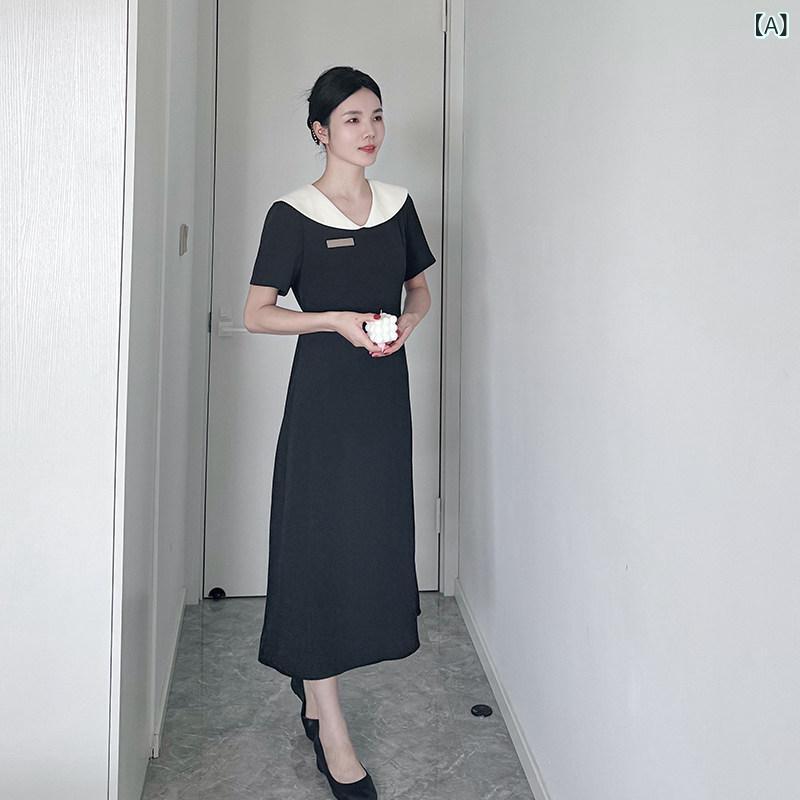 レディース 事務服 ユニフォーム スリム ネイルサロン 技術者 ドレス 春夏 美容院 作業着 レディース 美容師 高級