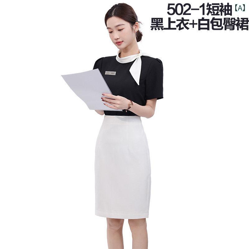 レディース 事務服 制服 夏の 姫御前 風 やり方着 御前上等 労働者階級 野球クラブ 美容師 美容 実業家 向こう正面 事務机