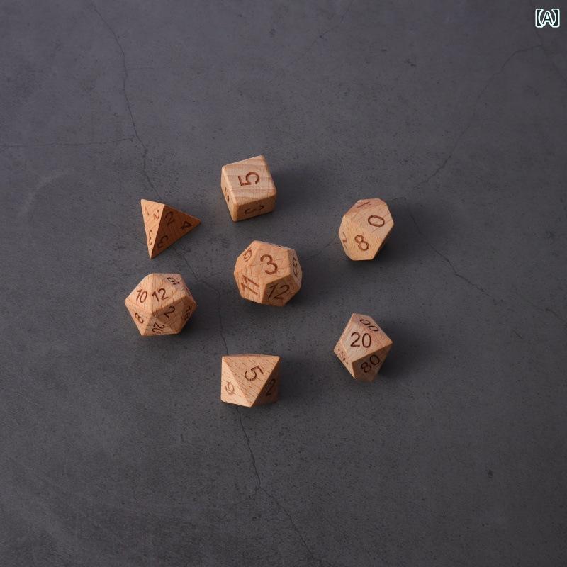 サイコロ キューブ ランニング グループ 木製 多面 体 ダイス dnd 12 色 ボード ゲーム 教育 玩具 組み合わせ セット 20 面 ふるい