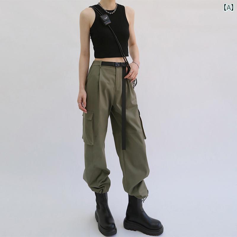 カーゴ パンツ レディース 2025 春秋冬 アウトドア 登山 アサルト パンツ S サイズ ストレート レッグ アーミーグリーン オーバー オール レディース