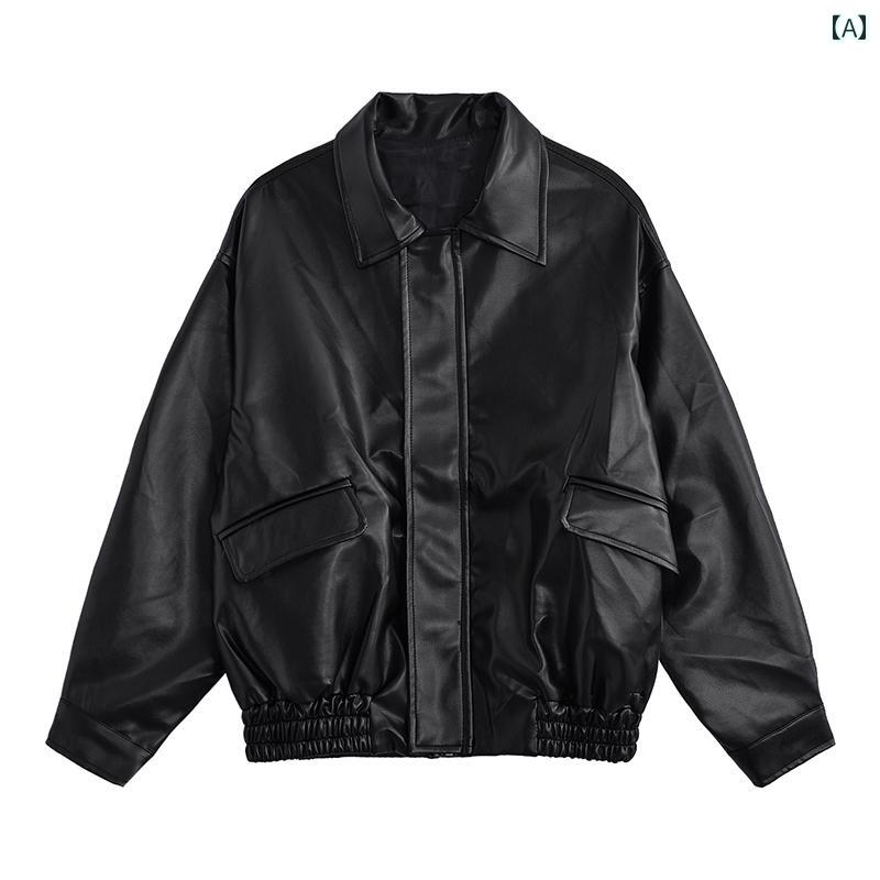 レディース ライダース ジャケット Xiaoxiangfeng レザー ショート ジャケット レディース 秋冬 アメリカン スモール レザージャケット 春秋 トップ