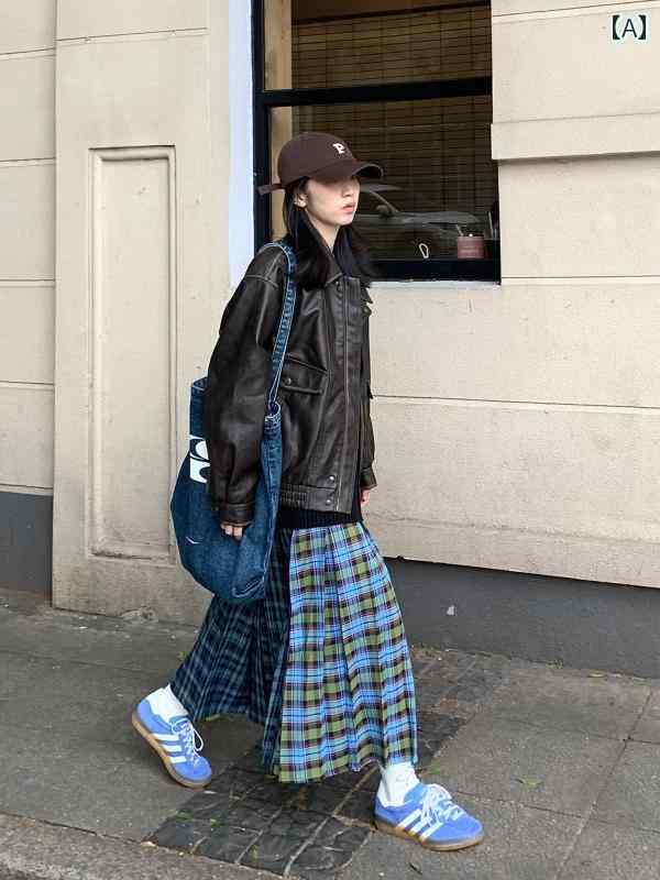 レディース ライダース ジャケット アメリカン レトロ コーヒー カラー PU レザージャケット 女性用 小柄な 春 マイ ラード 風 オールド モーター サイクル ジャケット
