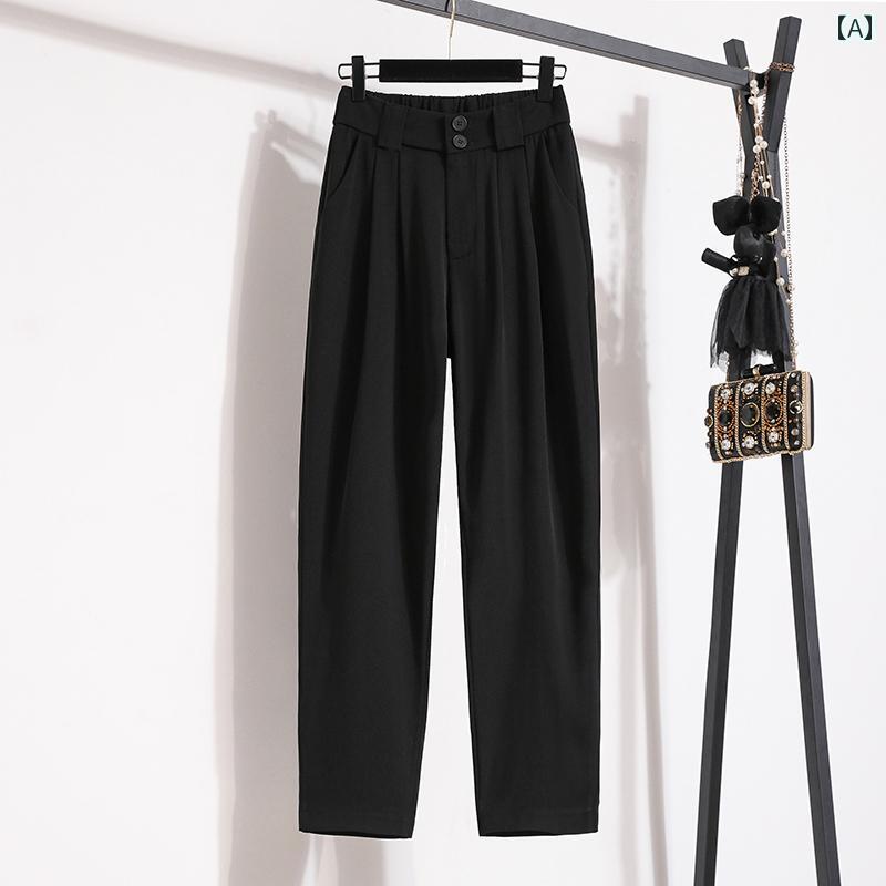 カジュアル テーパード パンツ レディース 9 ポイント グレー スーツ パンツ レディース 夏用 大きいサイズ mm プチスリム ナロー ストレート キャロット ダッド