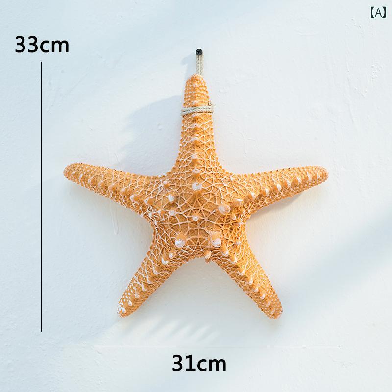 室内 インテリア 飾り ヒトデの 装飾 地中海 シミュレーション 壁の ペンダント 装飾品 ウェディング 小道具 大