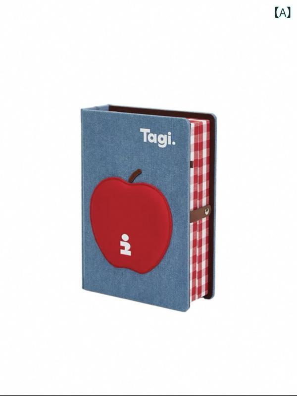 韓国っぽ 雑貨 アクセサリー TagiImagine Apple大容量 ジュエリー 収納 ボックス ブック ミラー ファブリック バックル 二 層 ジュエリーボックス