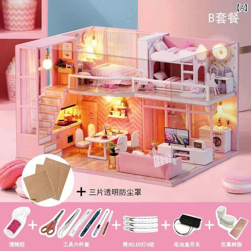 オルゴール インテリア 雑貨 オルゴール 女の子 プリンセス ガール ハート DIY 組み立て 済み 誕生日 ギフト バレンタイン デー