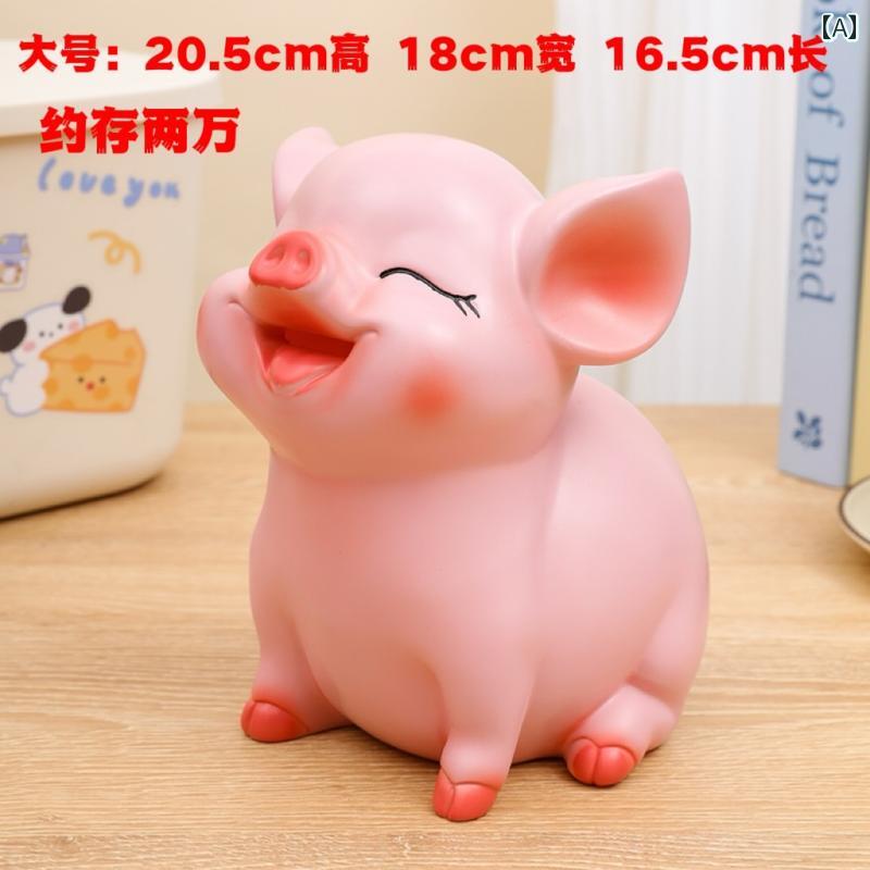 かわいい 貯金箱 便利 かわいい 貯金 箱 マネー ボックス の 男の子と 女の子 箱の 装飾品 2025年の新 スタイル 入るだけで 出ない
