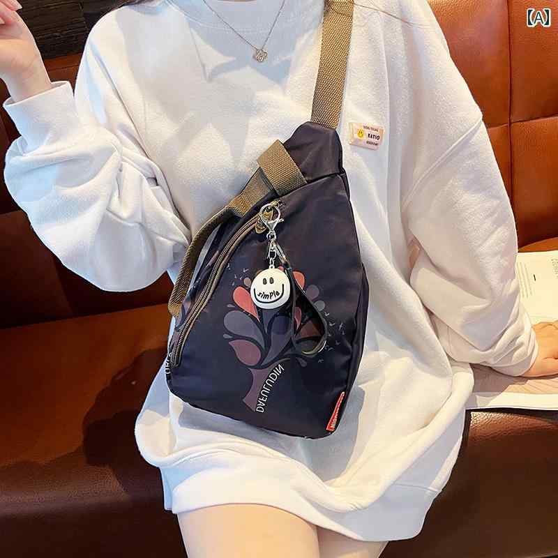 レディース バッグ 2way 3way フランスの MlcanI Kans バッグ レディース 防水 チェスト 旅行 スポーツ バック パックの 質感 メッセンジャーバッグ
