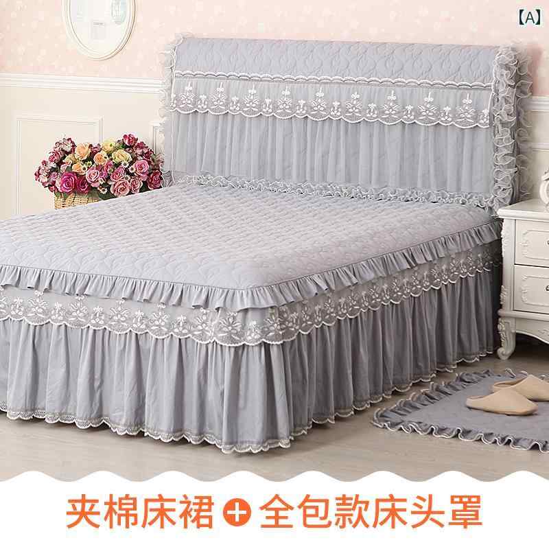 スタイリッシュ カバー ベッドスカート Qiaozhi Life コットン ベッド スカート ヘッド カバー新 スタイル シーツ レース 綿|LAONsChoice