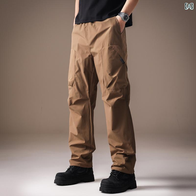 登山 ズボン メンズ 高級 アメリカン アウトドア 防水 アサルト パンツ メンズ 夏 薄手 作業着 レジャー 速乾 スポーツ 伐採 ストレート｜LAONsChoice