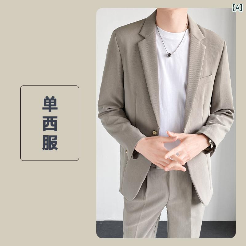 スーツ ジャケット ビジネス ハウスオブ カードの 男性用 カジュアル 春夏 スーツ ゆったり 高級 シングル ジャケット 韓国 小さい 15,346円