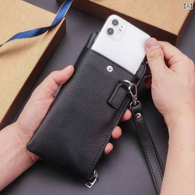 メンズ 財布 ウォレット ハンドバッグ メンズ 財布 ロング レザー スモール スマートフォン バッグ 多機能大容量 牛革