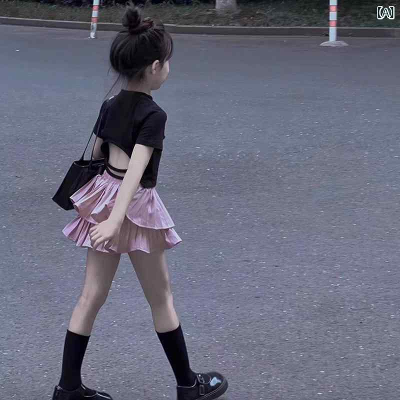 お子さん服 スコート 心地好い ネクスト 読み込む ガールズ ティーシャツ 仕掛ける 2025夏 お子さん服 筋目スコート ティアードスカート 背広 スーツ・カジュアルセットアップ-キッズ・ベビー・マタニティ
