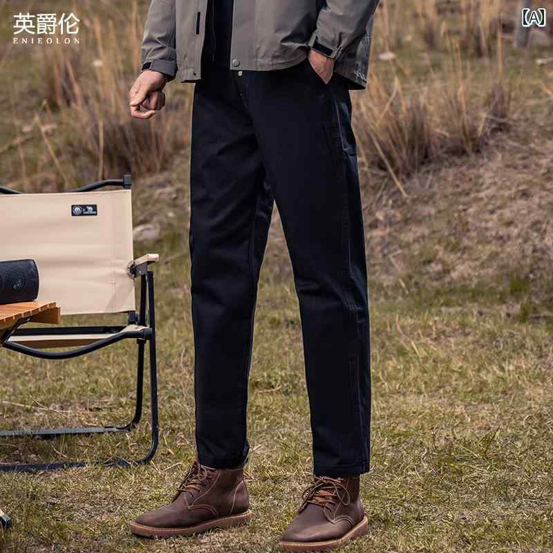 メンズ テーパード パンツ ズボン Yingjuerun メンズ 綿 ストレート カジュアル パンツな 紳士 無地 パンツ 春 ビジネス テーパードパンツ 男性用