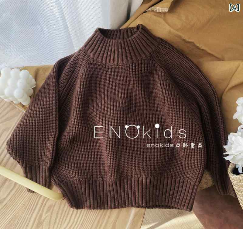 Uネック 子供服 カーディガン セーター 子供用 フォレスト スタイル 綿毛 玉 防止 厚手 プルオーバー セーター 24 春 男の子と 女の子 韓国 ゆったり ニット トップス