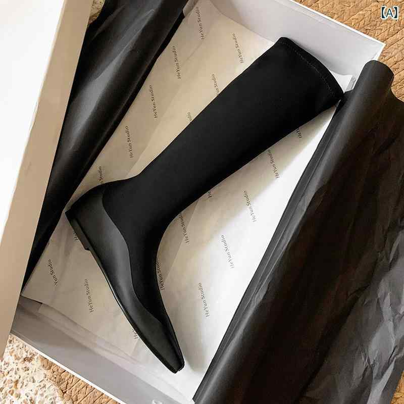 厚底 ブーツ レディース 3種類の ハイヒール インナー ハイト 負 圧 細 脚 厚底 スポーツ 弾性 ブーツ 脚を 包む スリミング ソックス ロング レディース|LAONsChoice