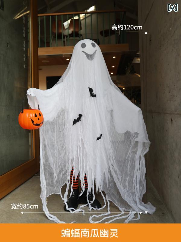 ハロウィン かぼちゃ グッズ ハロウィーンの 飾り ゴースト カボチャ ランタン テーマの 装飾品 店の ドア 窓 雰囲気 シーン レイアウト 写真の 小道具｜LAONsChoice