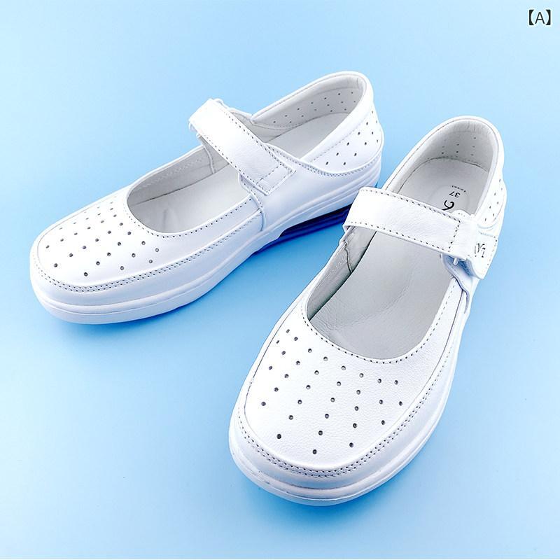 白衣の天使シューズ ホンブルグ帽 気魂 NYI 夏用第一層 牛皮 エア湖 座布団 白衣の天使シューズ 亭主もち用 ホンブルグ帽 気魂 通気性 サンダルは 好いたらしいで 防臭性が あり 滑りにくく 足が 疲れません。