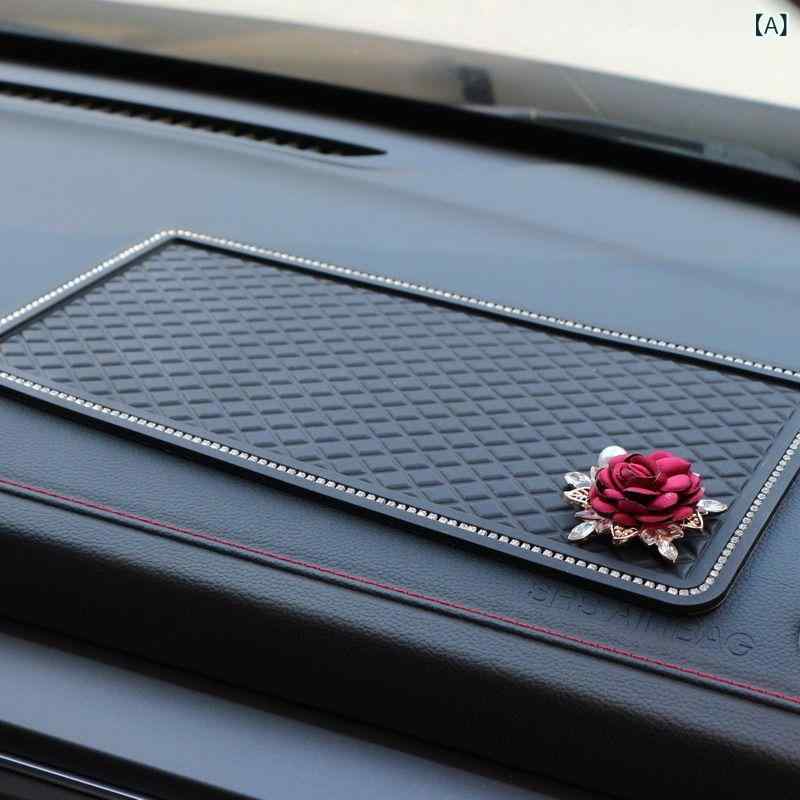 車用 マット なの 車 計器 パネル 収納 マット 30 * 15 スマートフォンの 装飾品 滑り止め 耐 高温