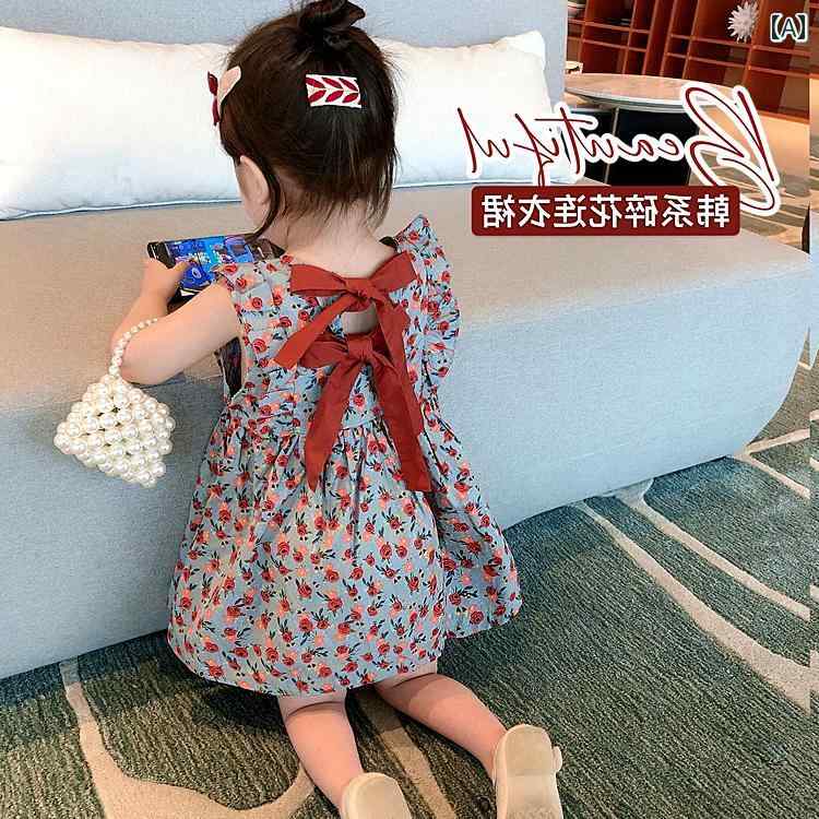 お嬢さん 大層らしい 櫂 スコート フランス共和国の ジャカディ ちびっ子服 お嬢さん 御召しもの 西洋 ちびっ子 夏 もの言う花 服 朱夏 花柄 スコート