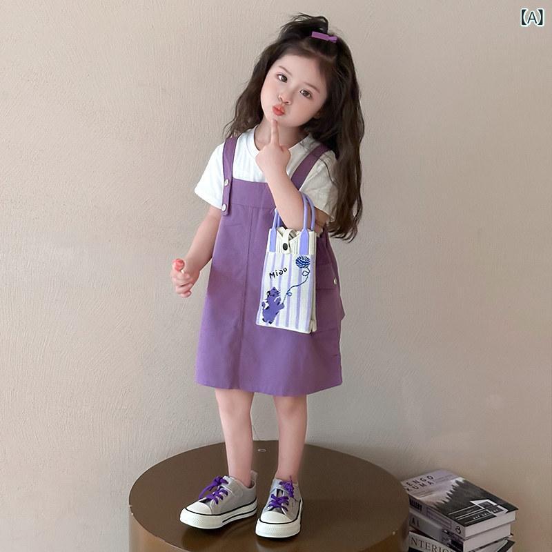 女の子 オーバー オール スカート 女の子 ドレス 夏の 2025年 子供用の 美しい オーバー オール スカート 女の 赤ちゃんの スタイリッシュな 薄手
