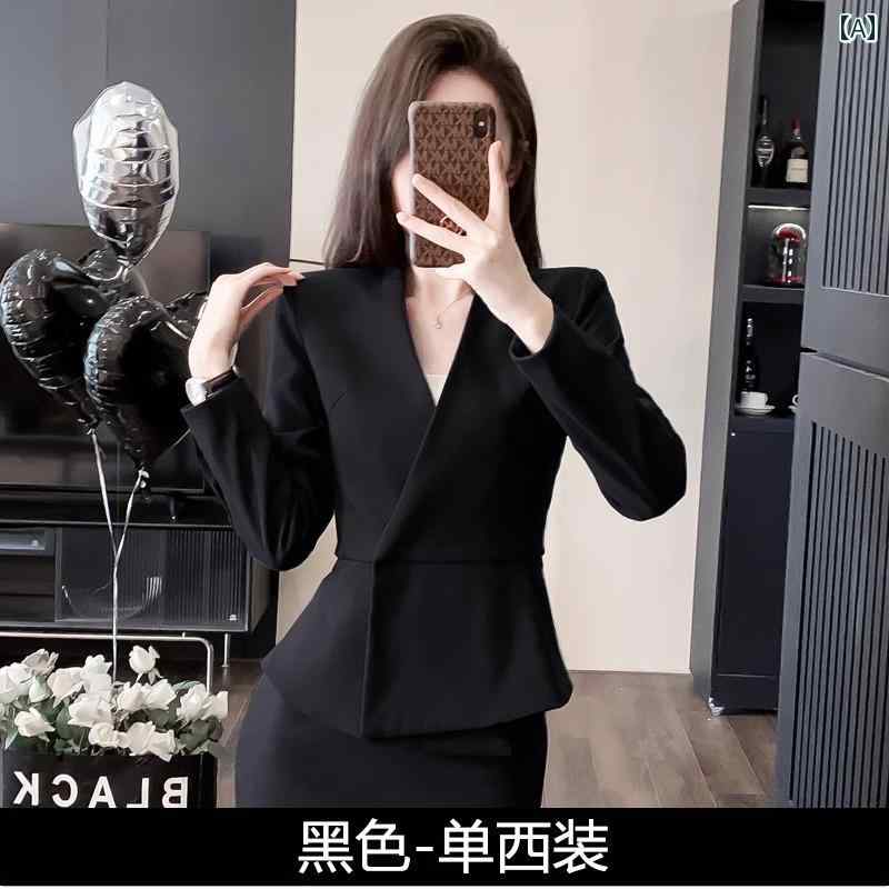 受付 フロント デスク 作業着 女性用 スチュワーデスの プロ スーツ レディース 春秋 ホテル フロント デスク 受付 作業 スカート 美容院 作業着 6,300円