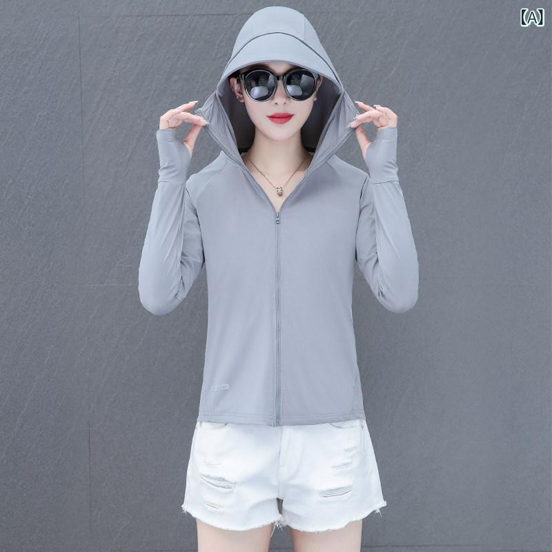 レディース アウターウェア 冷感の 日焼け防止 服 女性用 2025夏 アウトドア ゆったり 紫外線 カット UPF 50 サイクリング 取り外し 可能 つば