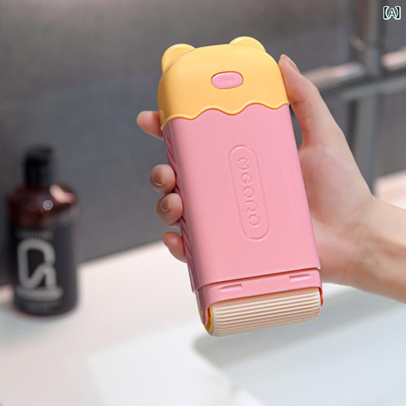 石鹸ラック 多機能 石鹸 泡立て ボックス ハンズフリー 泡立て用 洗濯用 箱 家庭用 収納 排水 ラック