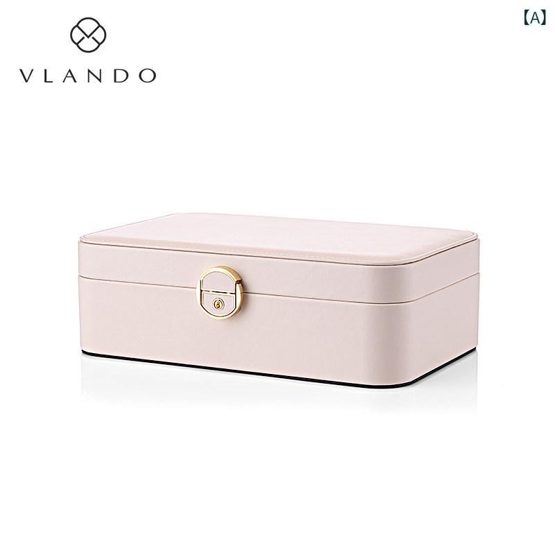 ジュエリーボックス 収納ボックス vlando weilando 23 ロック ジュエリーボックス 抗 酸化 ゴールドジュエリー イヤリング ネックレス 収納 ボックス 旅行