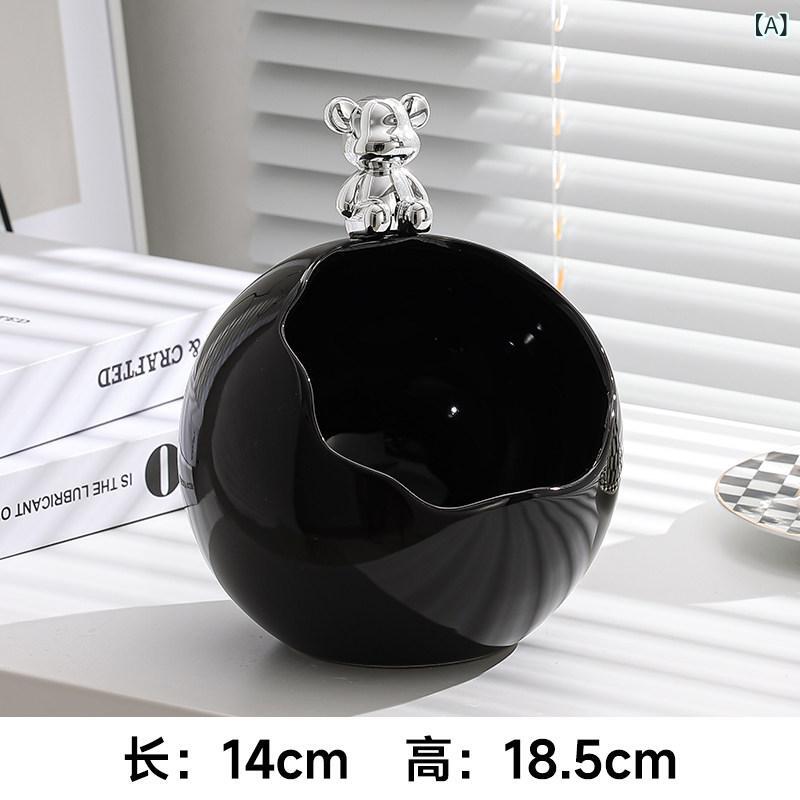 かわいいゴミ箱 家庭用 学生用 デスク ゴミ 箱 高級 ミニ かわいい クマ オフィス トップ 収納 バケツ