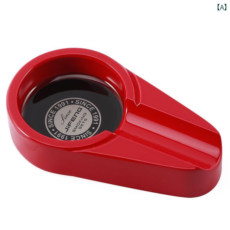 ミニ灰皿 JIFENG モンスーン メタル ファッション 個性的 小型 ポータブル 旅行 アルミ シガー 灰皿
