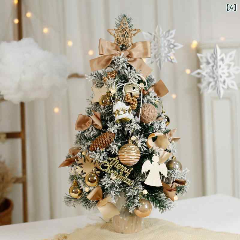 クリスマスツリー 2024 クリスマス 装飾 diy 材料 パッケージ リース 植 毛 ツリー 小型 ホーム デスク トップ