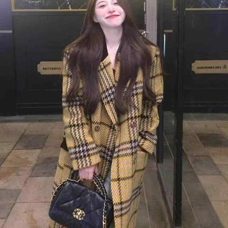 チェック柄ウールコートレディース 英国 ネクスト キス チェック 柄 ウール コート 厚手 レディース 冬 韓国 高級