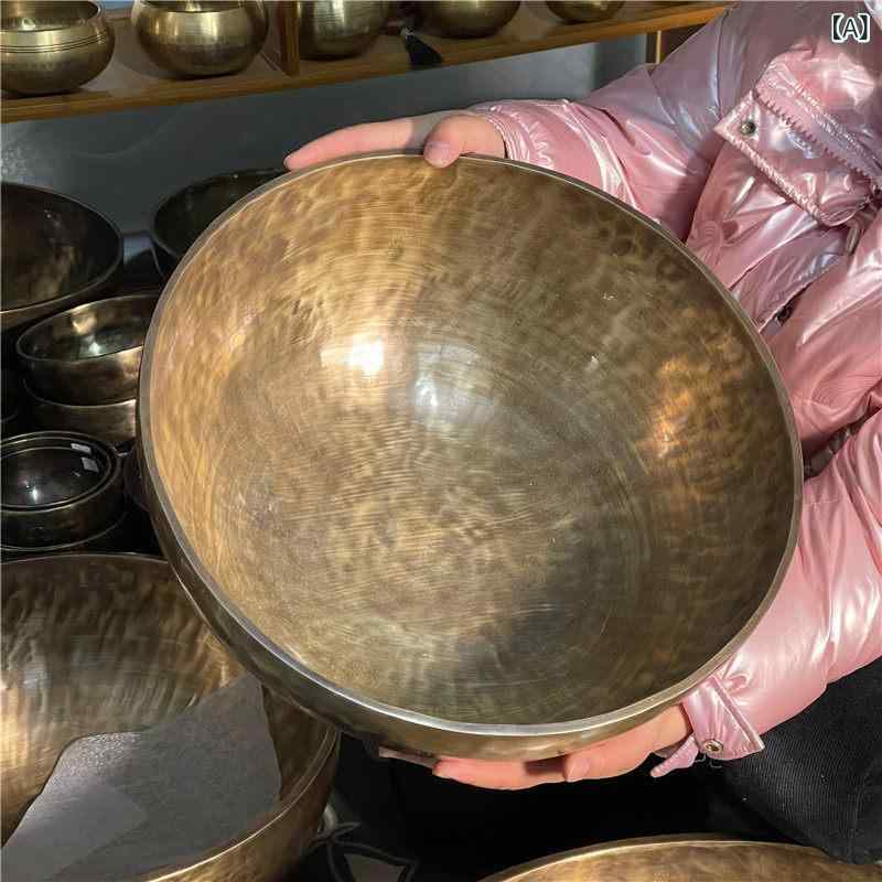 シンギングボウル 本格的な ネパールの 銅 どんぶり鉢 響き療治 シンギング 菜食主義者 瑜伽 耳 掃き出す 7 声の調子 介護ホーム飾りつけ
