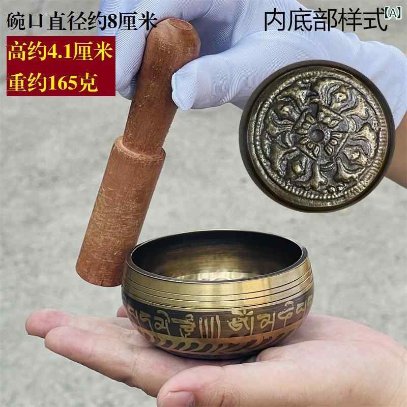 シンギングボウル の ネパールの 銅製 チャイム 仏教 サウンド ボウル サウンドセラピー シンギング 楽器 装飾 ホーム ヨガ 耳 掃除 SPA｜LAONsChoice 9,998円