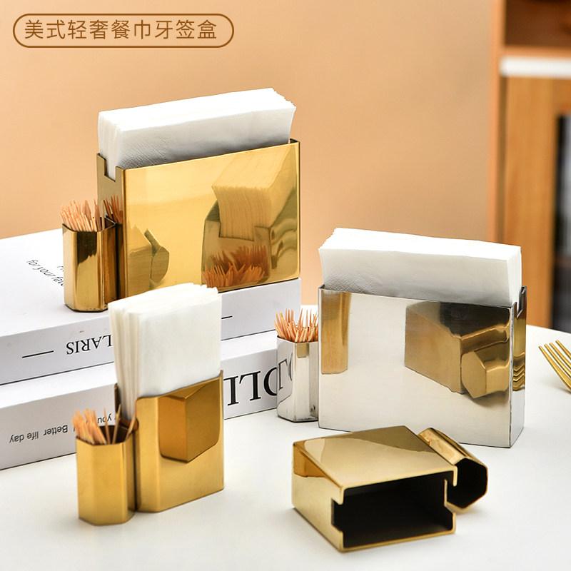 飾りつけ ちり紙保持者 泊まりの お茶食べ物屋には ステンレス鋼製の 卓上 テーブルナプキン保持者 ティッシュ ボックス席 直立型 保持者 つまようじ 入れが 1つに まとめられています。