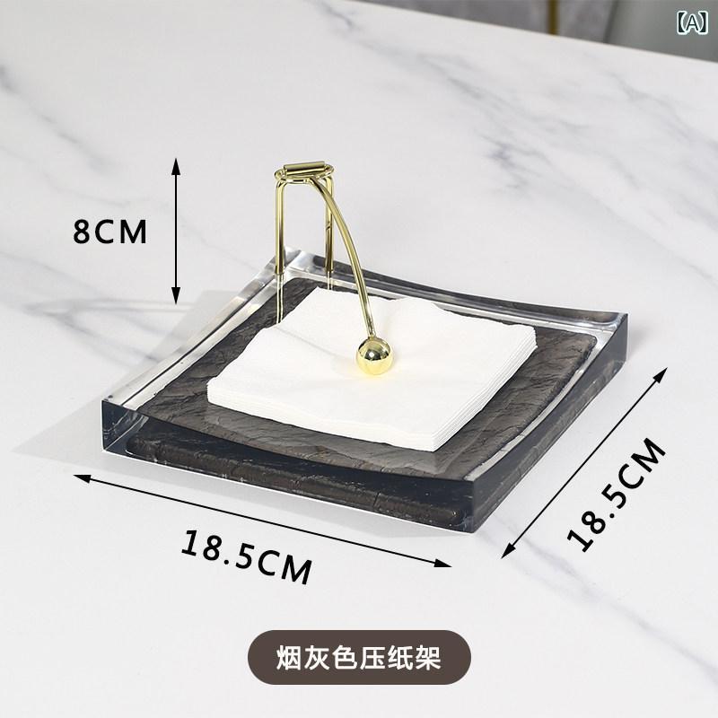壁掛け トイレットペーパーホルダー 正方形 ナプキン ホルダー ペーパー タオル プレス テーブル クラブ ハウス トレイ