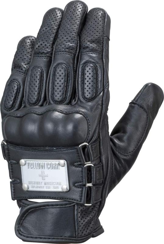イエローコーンレザーグローブYG-250-BK-M