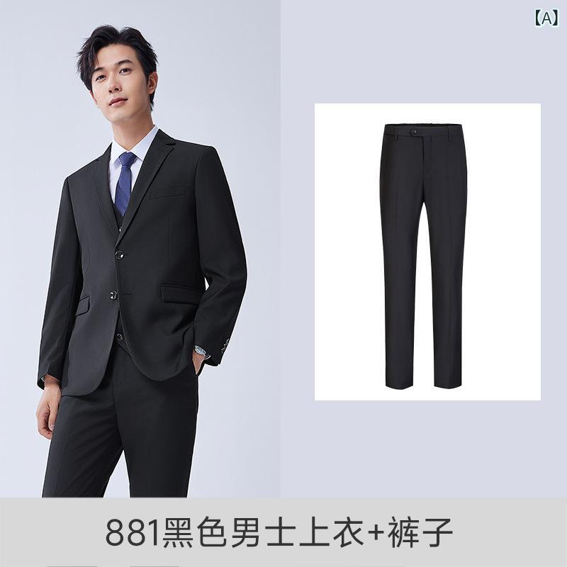 背広 男女兼用 セットアップ 紺色 抗シワ 否鉄 商行為 通い用 フォーマル 御役目着 軽さ 伸ばすこと 綿混 テーラード 上衣 ズボン下 組みあわせ