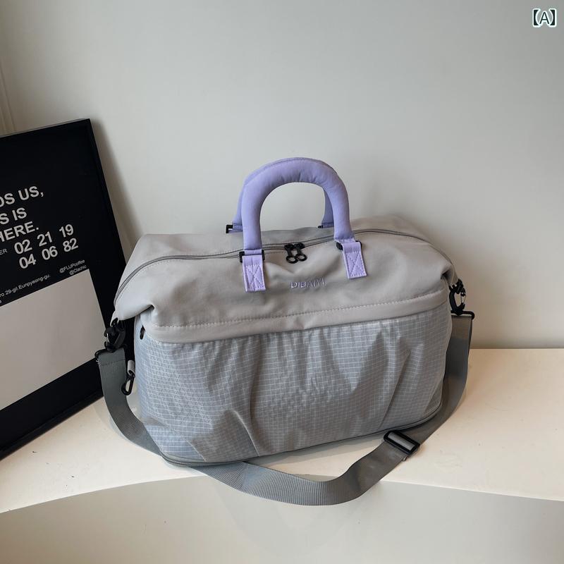 スポーツバッグ フィットネスバッグ 女性用大容量 旅行 バッグ 男性用短 距離 出張 荷物 軽量 ハンドバッグ スポーツフィットネス マタニティ 収納