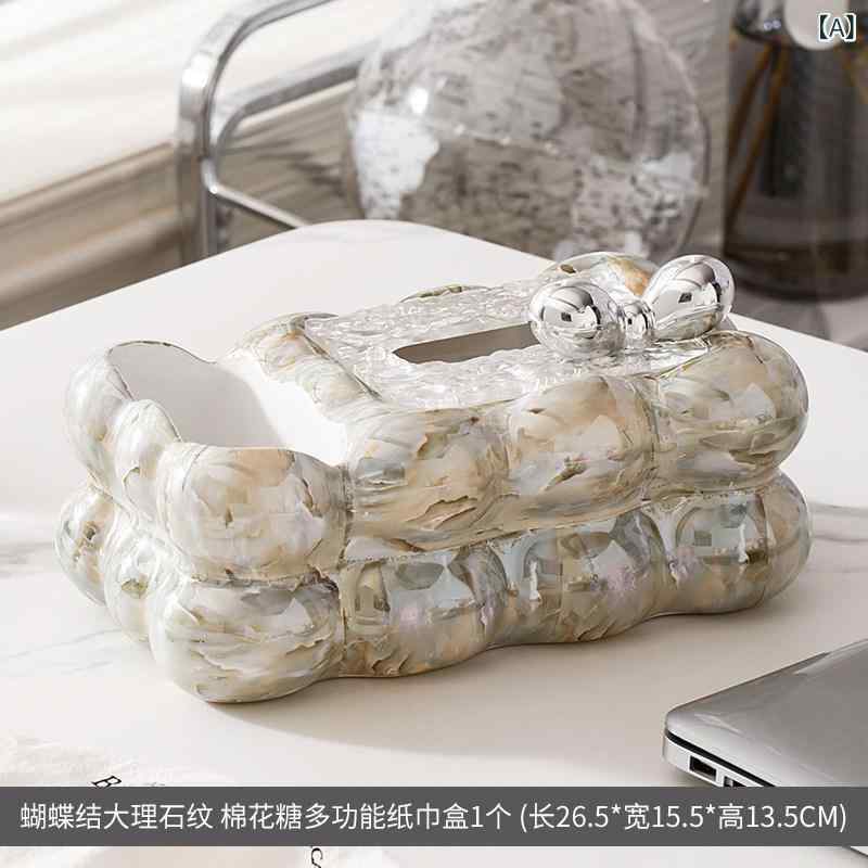 ティッシュボックス席 軽さ 御膳上等 陶器 ティッシュ ボックス席 身寄り用 リビング 御部屋 多役立つこと 遠隔操作 納める 紙 箱
